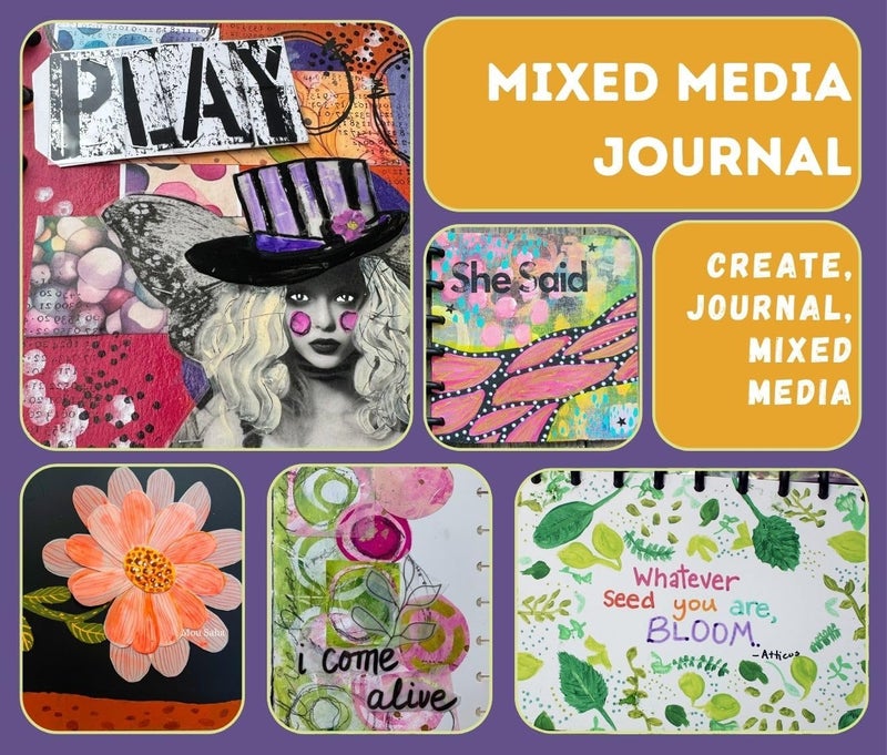 Grafix Mixed Media Journal Assorted Films 6"x6", Pack of 12 Sheets - Image 5